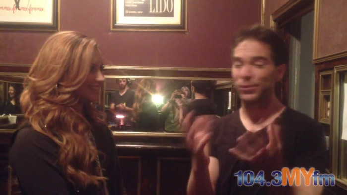 1043 MYfm\'s Ty Bentli with Demi Lovato in LA 5189