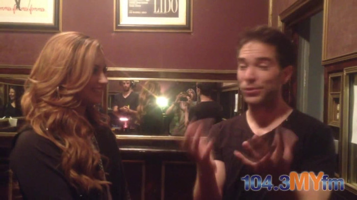 1043 MYfm\'s Ty Bentli with Demi Lovato in LA 5190