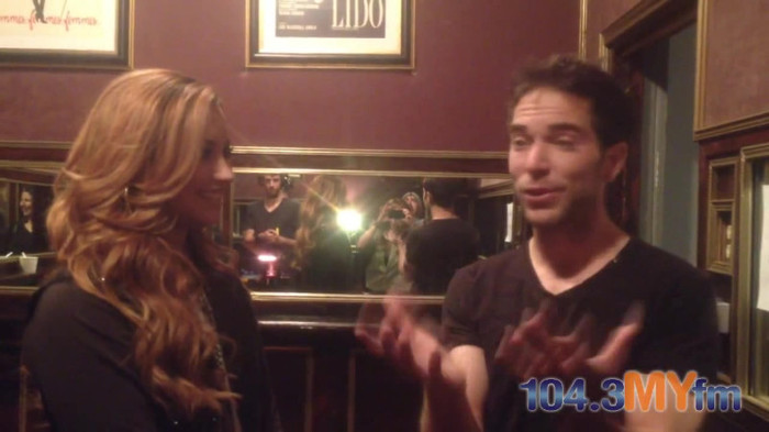 1043 MYfm\'s Ty Bentli with Demi Lovato in LA 5192