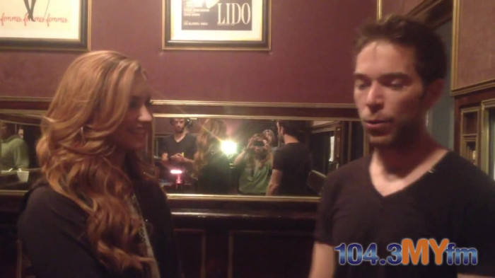 1043 MYfm\'s Ty Bentli with Demi Lovato in LA 5260