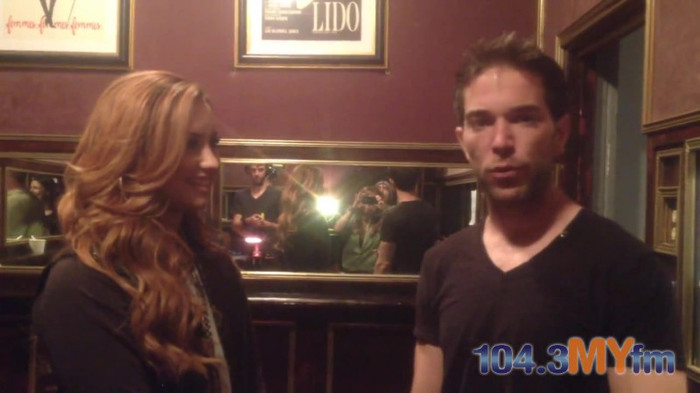 1043 MYfm\'s Ty Bentli with Demi Lovato in LA 5285