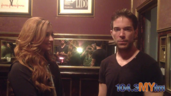 1043 MYfm\'s Ty Bentli with Demi Lovato in LA 5296
