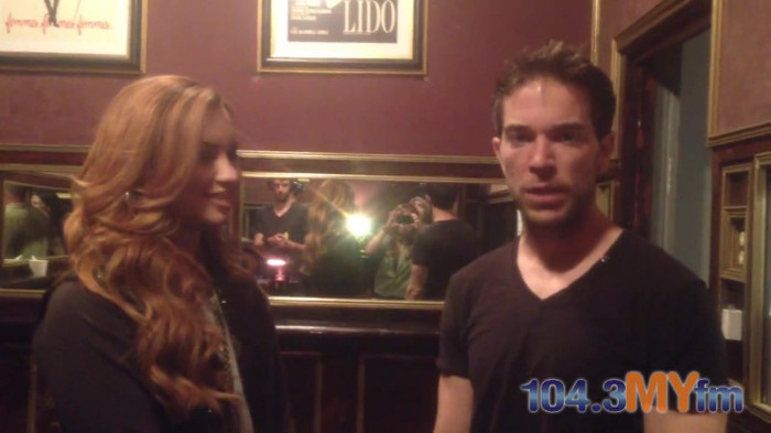 1043 MYfm\'s Ty Bentli with Demi Lovato in LA 5315