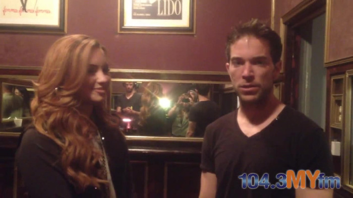 1043 MYfm\'s Ty Bentli with Demi Lovato in LA 5317