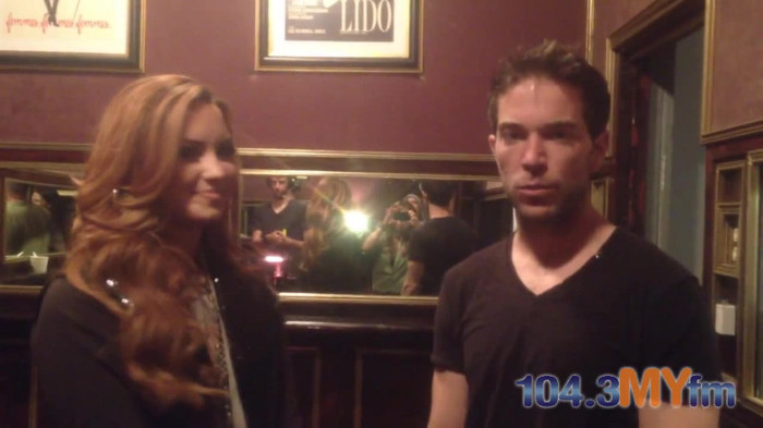 1043 MYfm\'s Ty Bentli with Demi Lovato in LA 5321