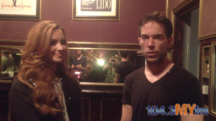 1043 MYfm\'s Ty Bentli with Demi Lovato in LA 5323