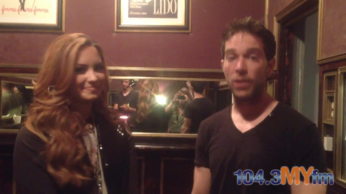 1043 MYfm\'s Ty Bentli with Demi Lovato in LA 5326