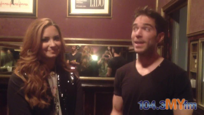 1043 MYfm\'s Ty Bentli with Demi Lovato in LA 5331