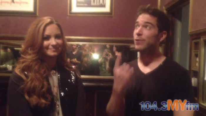 1043 MYfm\'s Ty Bentli with Demi Lovato in LA 5336 - Demi - 1043 MYfm Ty Bentli Part o10