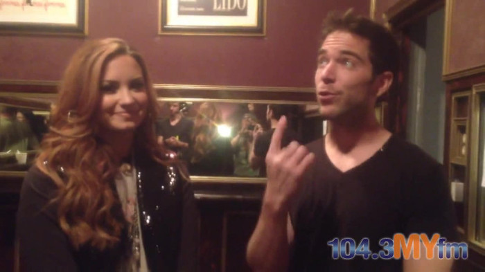 1043 MYfm\'s Ty Bentli with Demi Lovato in LA 5339