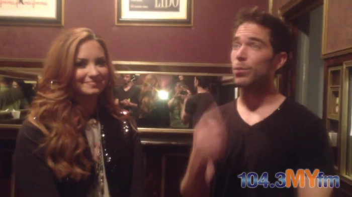 1043 MYfm\'s Ty Bentli with Demi Lovato in LA 5341