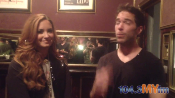 1043 MYfm\'s Ty Bentli with Demi Lovato in LA 5343