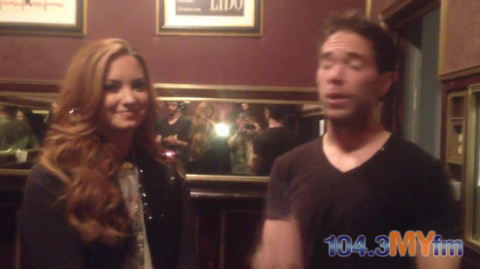 1043 MYfm\'s Ty Bentli with Demi Lovato in LA 5344