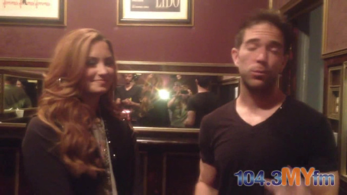 1043 MYfm\'s Ty Bentli with Demi Lovato in LA 5350