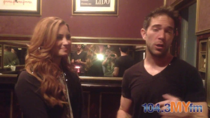 1043 MYfm\'s Ty Bentli with Demi Lovato in LA 5356
