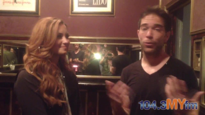 1043 MYfm\'s Ty Bentli with Demi Lovato in LA 5362