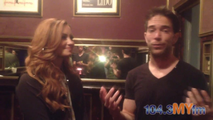 1043 MYfm\'s Ty Bentli with Demi Lovato in LA 5368