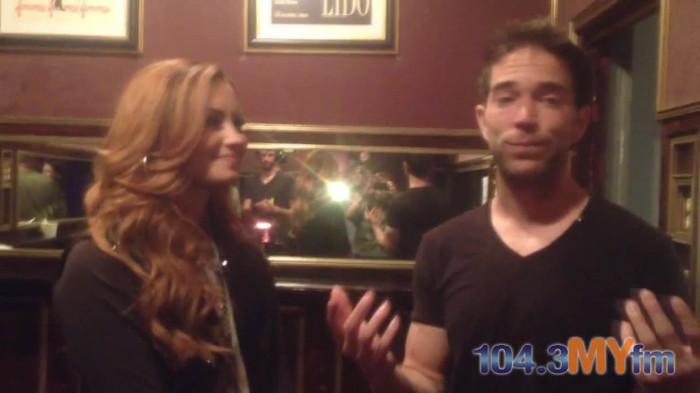 1043 MYfm\'s Ty Bentli with Demi Lovato in LA 5369