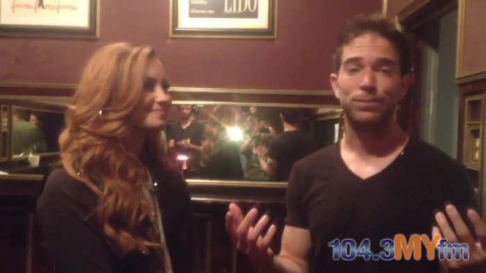 1043 MYfm\'s Ty Bentli with Demi Lovato in LA 5370