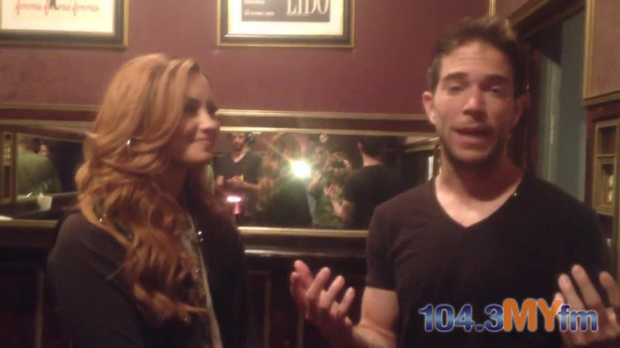 1043 MYfm\'s Ty Bentli with Demi Lovato in LA 5373
