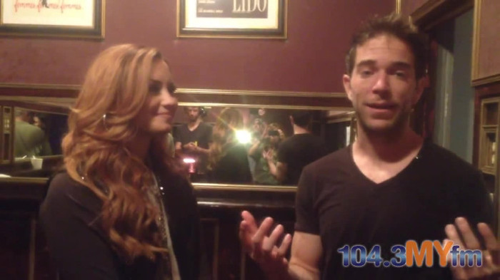 1043 MYfm\'s Ty Bentli with Demi Lovato in LA 5376