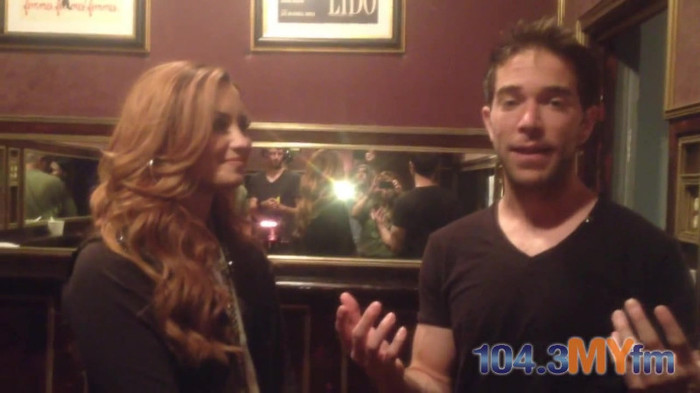 1043 MYfm\'s Ty Bentli with Demi Lovato in LA 5385