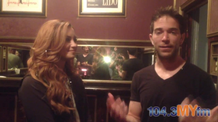 1043 MYfm\'s Ty Bentli with Demi Lovato in LA 5394 - Demi - 1043 MYfm Ty Bentli Part o10