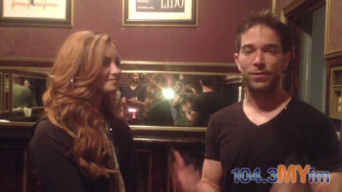 1043 MYfm\'s Ty Bentli with Demi Lovato in LA 5395
