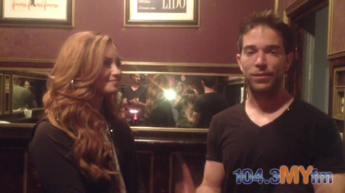 1043 MYfm\'s Ty Bentli with Demi Lovato in LA 5396 - Demi - 1043 MYfm Ty Bentli Part o10