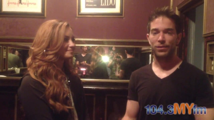 1043 MYfm\'s Ty Bentli with Demi Lovato in LA 5398