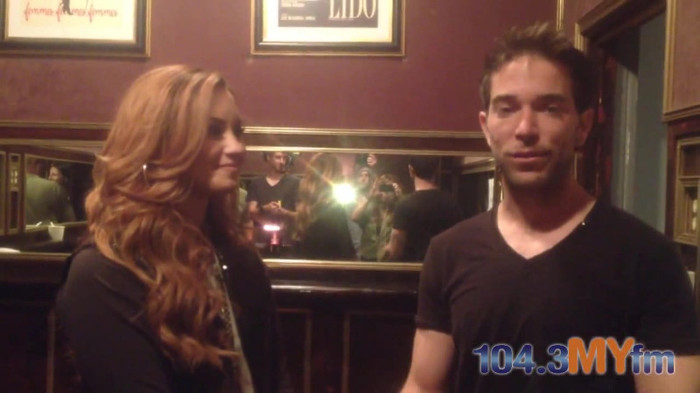 1043 MYfm\'s Ty Bentli with Demi Lovato in LA 5399