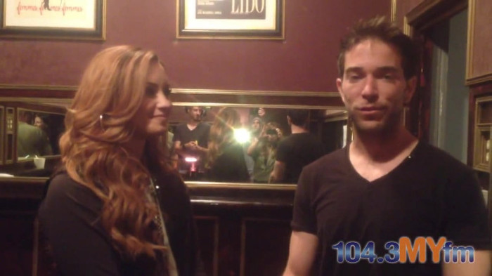 1043 MYfm\'s Ty Bentli with Demi Lovato in LA 5400