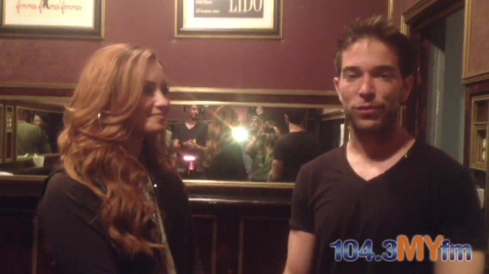 1043 MYfm\'s Ty Bentli with Demi Lovato in LA 5401