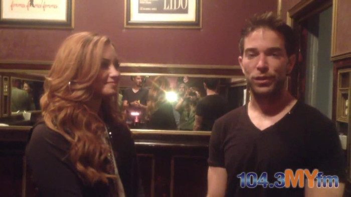 1043 MYfm\'s Ty Bentli with Demi Lovato in LA 5404 - Demi - 1043 MYfm Ty Bentli Part o10