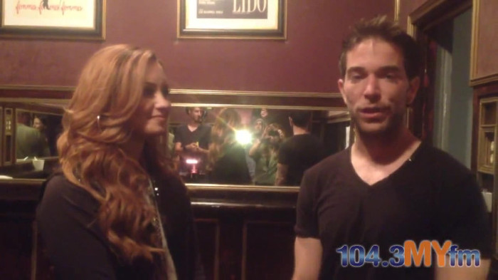 1043 MYfm\'s Ty Bentli with Demi Lovato in LA 5405 - Demi - 1043 MYfm Ty Bentli Part o10