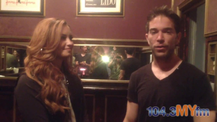 1043 MYfm\'s Ty Bentli with Demi Lovato in LA 5411