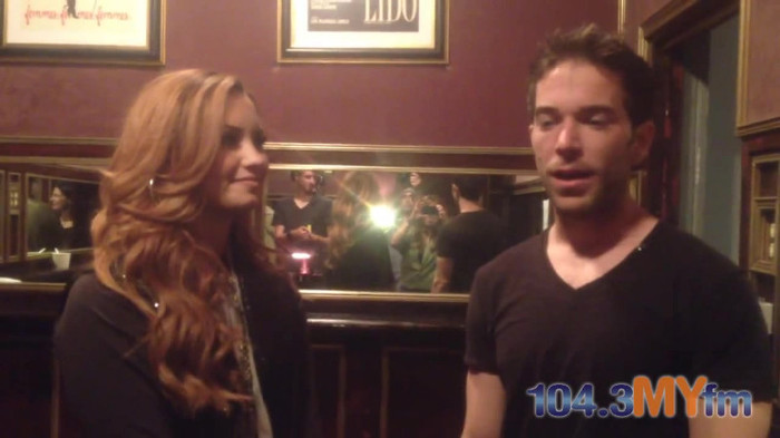 1043 MYfm\'s Ty Bentli with Demi Lovato in LA 5422