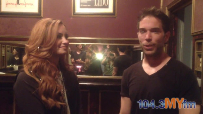 1043 MYfm\'s Ty Bentli with Demi Lovato in LA 5431