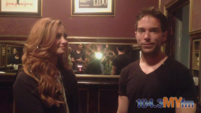 1043 MYfm\'s Ty Bentli with Demi Lovato in LA 5451 1043 MYfm\'s Ty Bentli with Demi Lovato in LA 5451