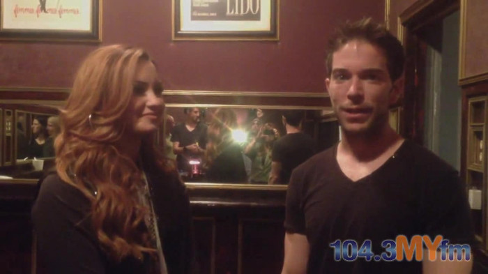 1043 MYfm\'s Ty Bentli with Demi Lovato in LA 5456 1043 MYfm\'s Ty Bentli with Demi Lovato in LA 5456
