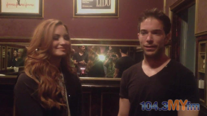 1043 MYfm\'s Ty Bentli with Demi Lovato in LA 5460 1043 MYfm\'s Ty Bentli with Demi Lovato in LA 5460