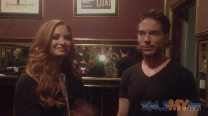 1043 MYfm\'s Ty Bentli with Demi Lovato in LA 5465 1043 MYfm\'s Ty Bentli with Demi Lovato in LA 5465