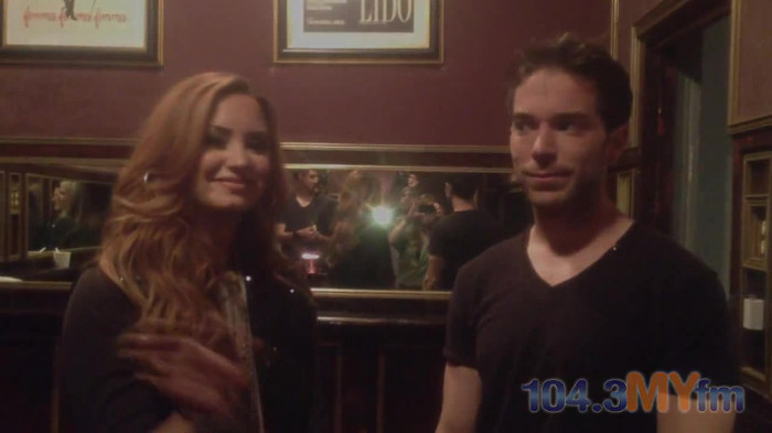 1043 MYfm\'s Ty Bentli with Demi Lovato in LA 5468 1043 MYfm\'s Ty Bentli with Demi Lovato in LA 5468
