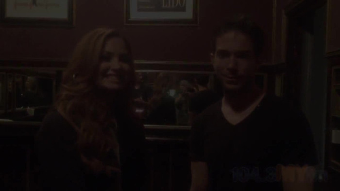 1043 MYfm\'s Ty Bentli with Demi Lovato in LA 5493