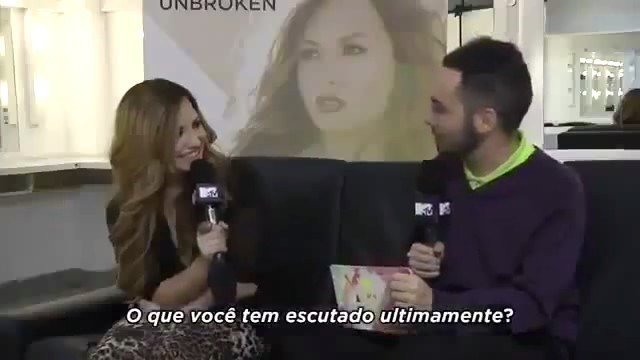 Demi Says She Listens (10) - Demi Says She Listens To Skrillex and Nicki Minaj and Rihanna and Kelly Clarkson to MTV Brazil