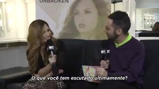 Demi Says She Listens (12) - Demi Says She Listens To Skrillex and Nicki Minaj and Rihanna and Kelly Clarkson to MTV Brazil