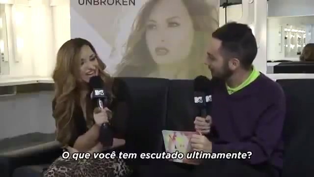 Demi Says She Listens (13) - Demi Says She Listens To Skrillex and Nicki Minaj and Rihanna and Kelly Clarkson to MTV Brazil