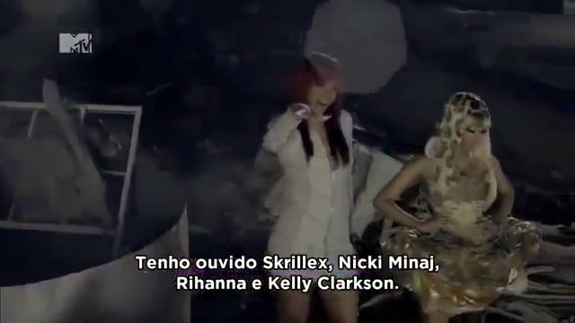 Demi Says She Listens (44) - Demi Says She Listens To Skrillex and Nicki Minaj and Rihanna and Kelly Clarkson to MTV Brazil