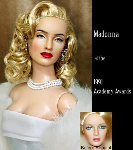 Doll_Repaint___Madonna_in_1991_by_noeling - PAPUSI FACUTE DUPA VEDETE