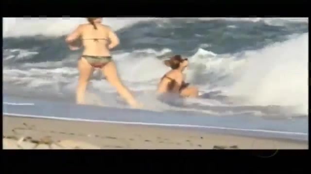 Demi Lovato Gets Hit By The Ocean Waves In Rio De Janeiro_ Brazil 293